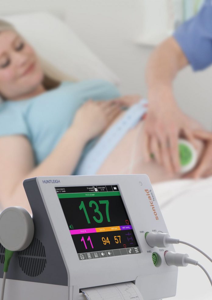 Twin fetal monitor / with touchscreen / with printer