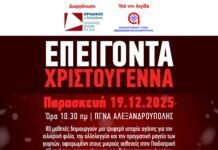 «Επείγοντα Χριστούγεννα!» στο ΠΓΝΑ Αλεξανδρούπολης – Μαθητές γεμίζουν την Παιδιατρική με ευχές και χρώμα