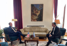 Συνάντηση Γκιουλέκα με τον Γενικό Πρόξενο των ΗΠΑ στη Θεσσαλονίκη – Στο επίκεντρο η ανάπτυξη της Βόρειας Ελλάδας